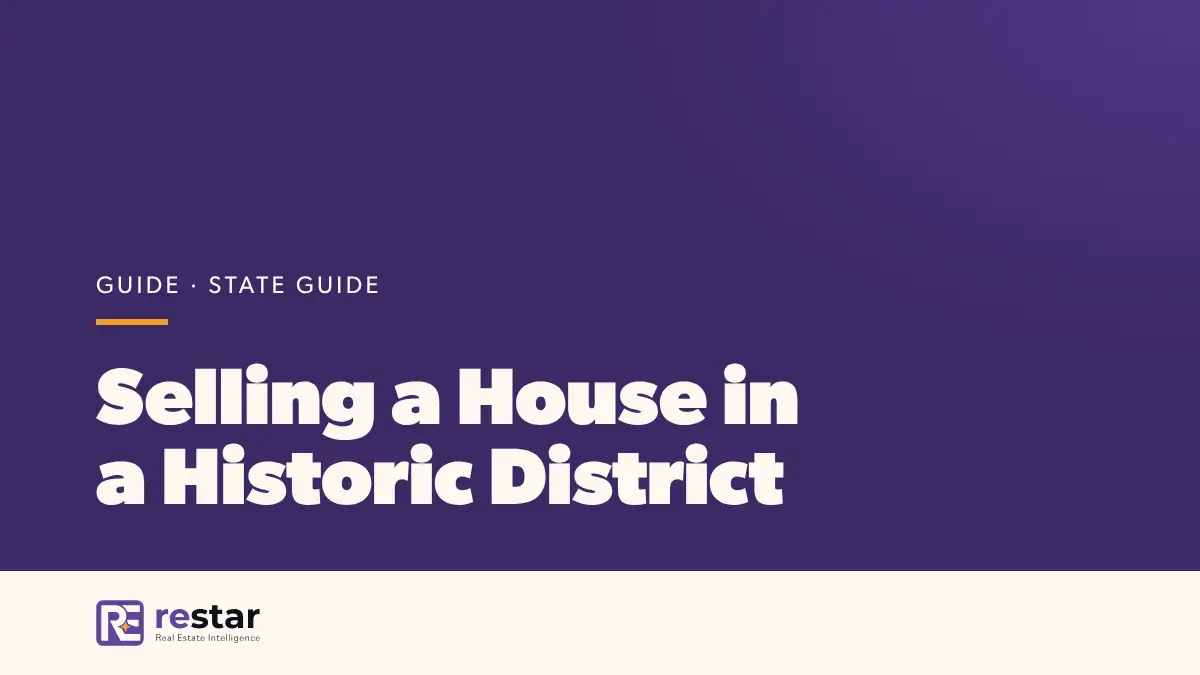 Selling a House in a Historic District