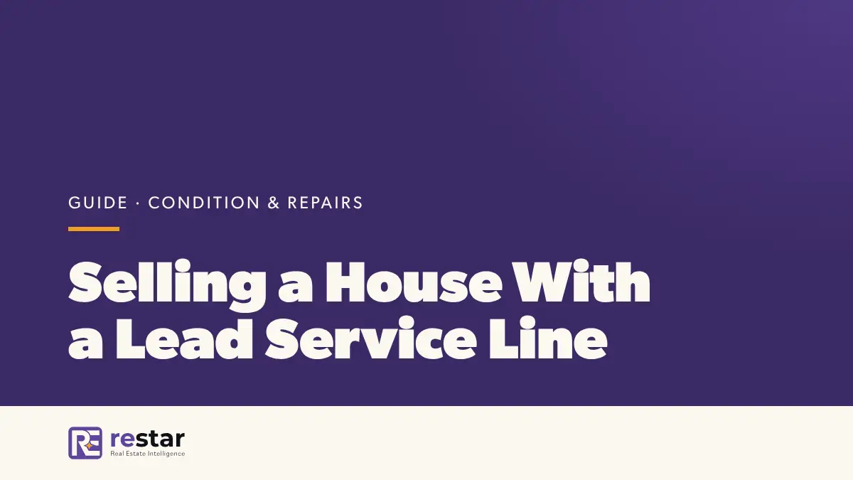 Selling a House With a Lead Service Line