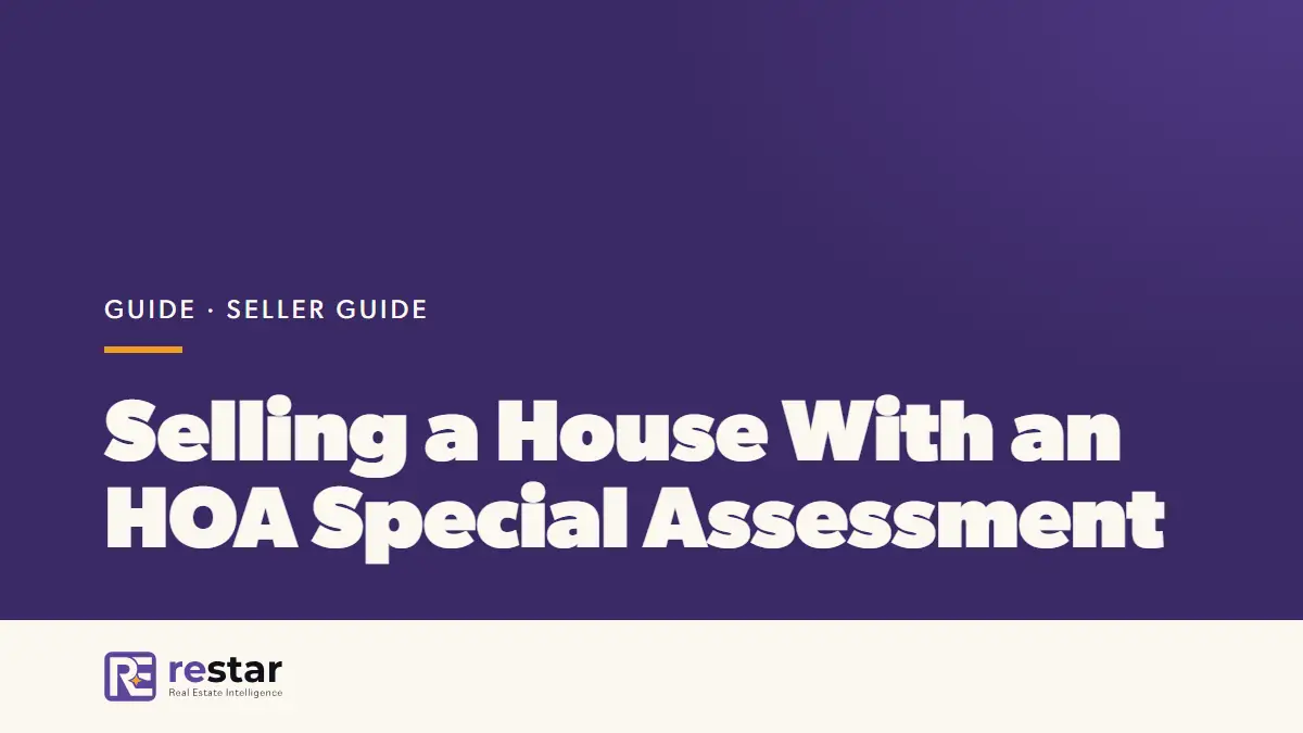 Selling a House With an HOA Special Assessment
