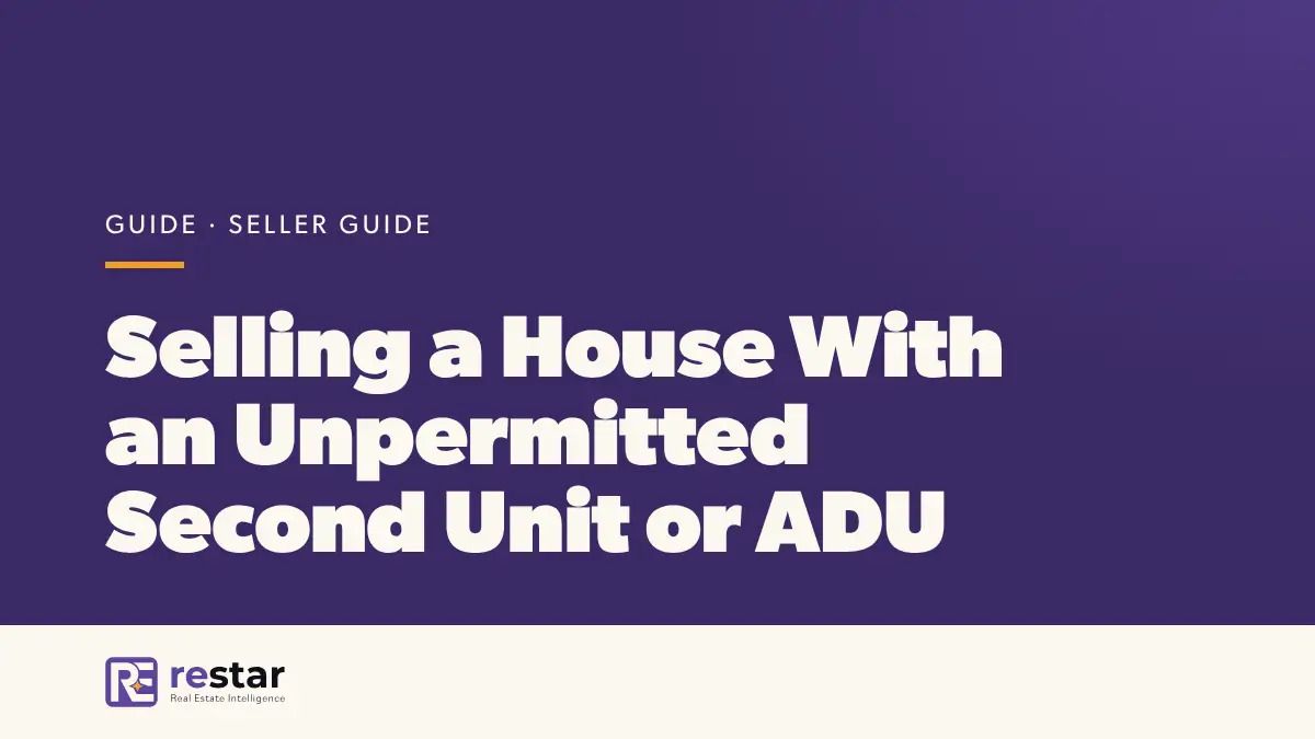 Selling a House With an Unpermitted Second Unit or ADU