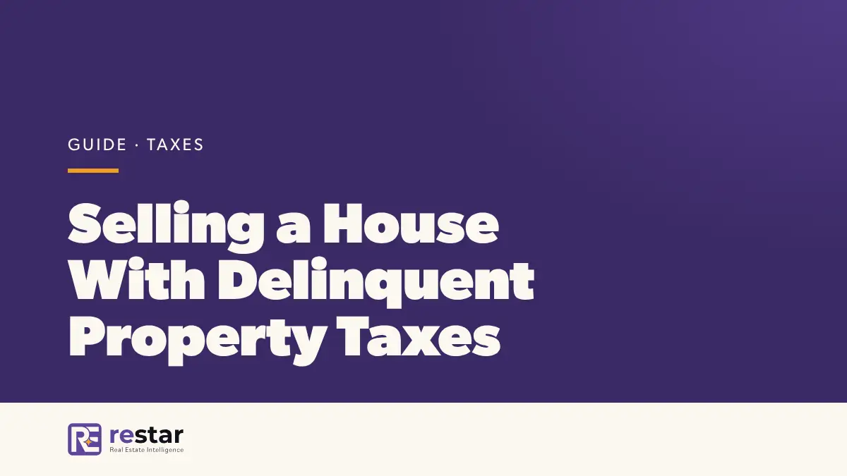 Selling a House With Delinquent Property Taxes: The Clock and the Cost
