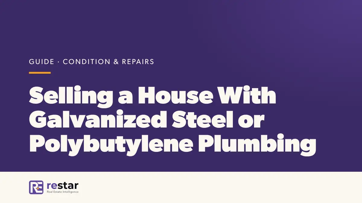 Selling a House With Galvanized Steel or Polybutylene Plumbing