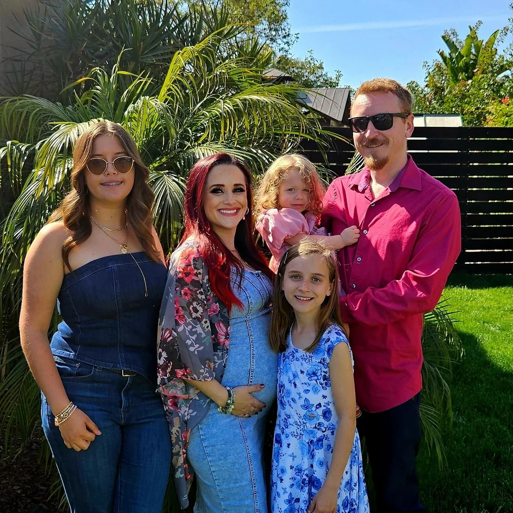 Trevor McAmis and family