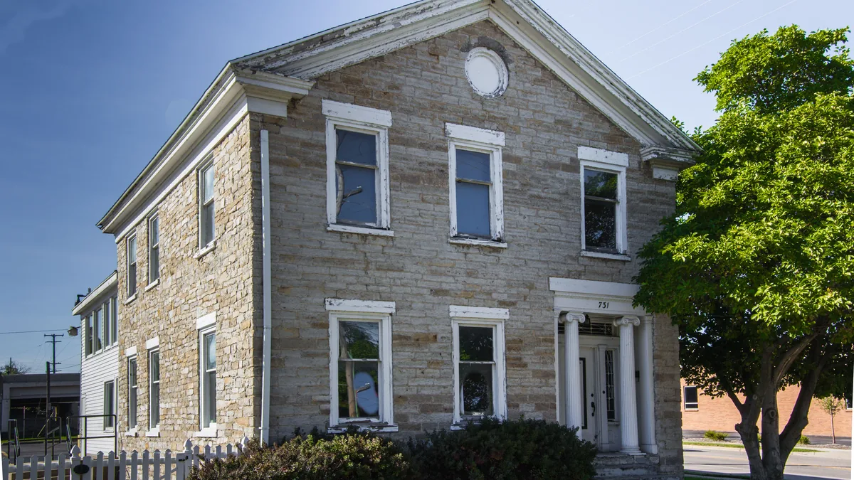 A restored single-family Victorian house in Grand Rapids, Michigan