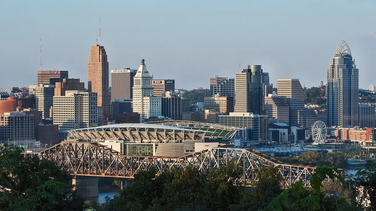A view of Cincinnati, Ohio