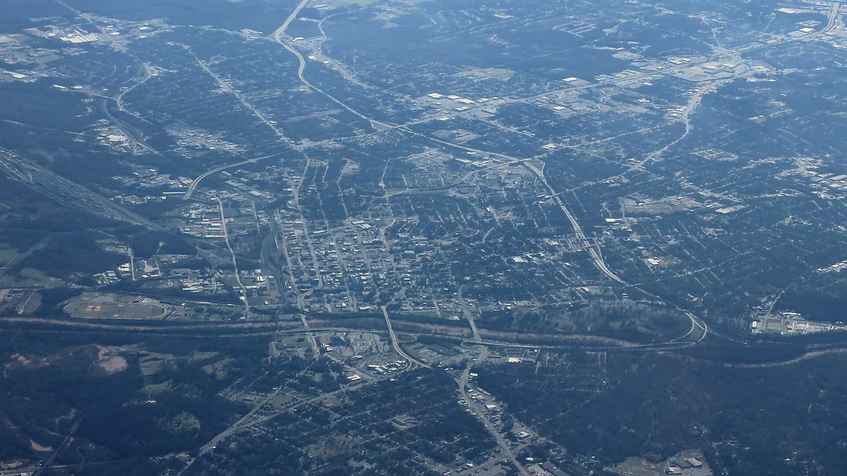 A view of Macon, Georgia
